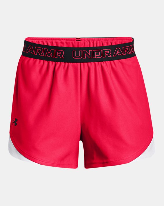 Women's UA Play Up Graphic Shorts, Red, pdpMainDesktop image number 4